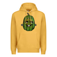 Mustard leopard pumpkin frankestein Premium Hoodie - RanaPortraitStore
