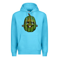 Ocean Blue leopard pumpkin frankestein Premium Hoodie - RanaPortraitStore