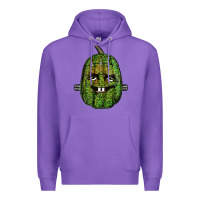 Purple leopard pumpkin frankestein Premium Hoodie - RanaPortraitStore