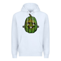 White leopard pumpkin frankestein Premium Hoodie - RanaPortraitStore