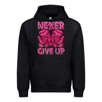 Black never give up cancer Urban Hoodie - texasbilliewilder