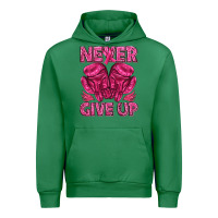 Emerald never give up cancer Urban Hoodie - texasbilliewilder