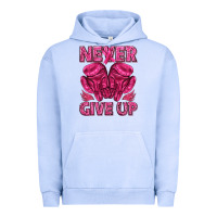 Pigment Grape Ice never give up cancer Urban Hoodie - texasbilliewilder