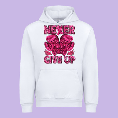 Never Give Up Cancer Urban Hoodie Designed By Texasbilliewilder