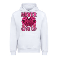 White never give up cancer Urban Hoodie - texasbilliewilder
