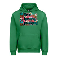 Emerald super tired super hungry super pregnant Urban Hoodie - Zillion Design Studio