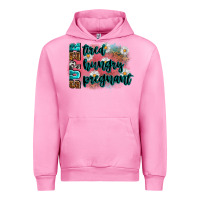 Fuchsia Pink super tired super hungry super pregnant Urban Hoodie - Zillion Design Studio