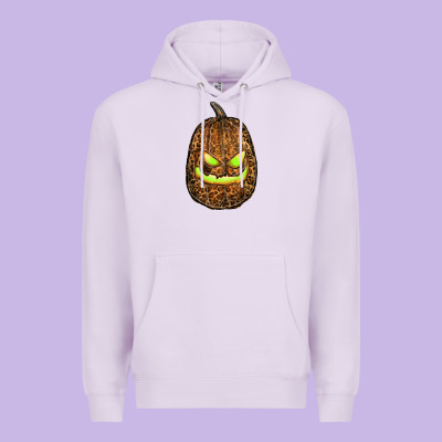 Watercolor Leopard Pumpkin Premium Hoodie Designed By Ranaportraitstore