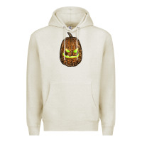 Oatmeal Heather watercolor leopard pumpkin Premium Hoodie - RanaPortraitStore