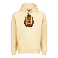 Pina Colada watercolor leopard pumpkin Premium Hoodie - RanaPortraitStore