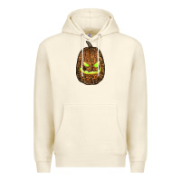 Sandshell watercolor leopard pumpkin Premium Hoodie - RanaPortraitStore