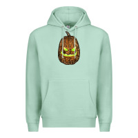 Seafoam watercolor leopard pumpkin Premium Hoodie - RanaPortraitStore
