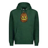 Sports Green watercolor leopard pumpkin Premium Hoodie - RanaPortraitStore