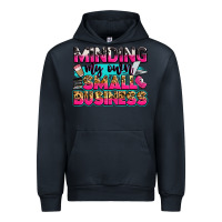 Navy minding my own small business Urban Hoodie - Zillion Design Studio