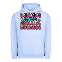 Pigment Grape Ice minding my own small business Urban Hoodie - Zillion Design Studio