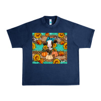Navy Cow fall pumpkin Urban Heavy Tee - Artiststas