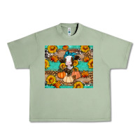 Oil Green Cow fall pumpkin Urban Heavy Tee - Artiststas