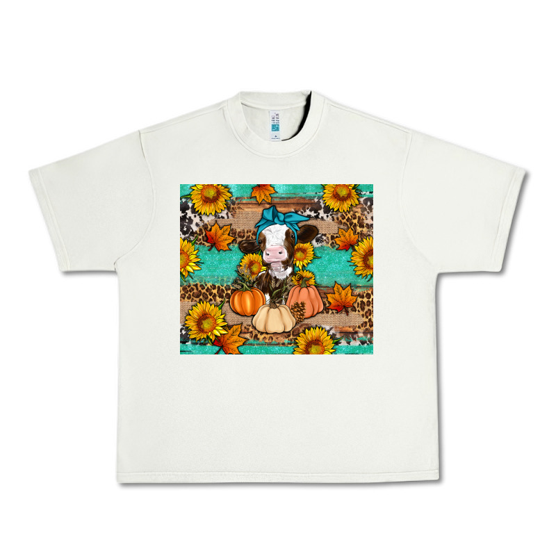 Cow Fall Pumpkin Urban Heavy Tee by Artiststas | Teevron