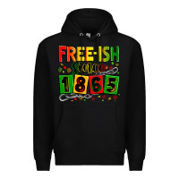Black Free-ish since 1865 Premium Hoodie - Zillion Design Studio