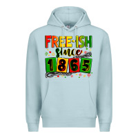 Blue Mist Free-ish since 1865 Premium Hoodie - Zillion Design Studio