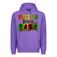 Purple Free-ish since 1865 Premium Hoodie - Zillion Design Studio