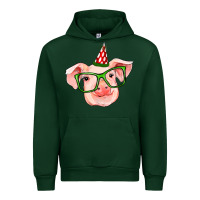 Forest Green pig christmas Urban Hoodie - RanaPortraitStore