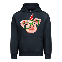 Navy pig christmas Urban Hoodie - RanaPortraitStore