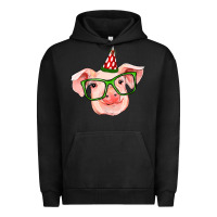 Pigment Black pig christmas Urban Hoodie - RanaPortraitStore