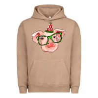 Pigment Burro pig christmas Urban Hoodie - RanaPortraitStore