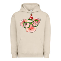 Pigment French Oak pig christmas Urban Hoodie - RanaPortraitStore