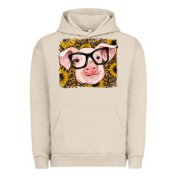Pigment French Oak sunflowers pig Urban Hoodie - RanaPortraitStore