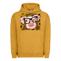 Pigment Peanut Butter sunflowers pig Urban Hoodie - RanaPortraitStore