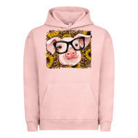 Pigment Salmon sunflowers pig Urban Hoodie - RanaPortraitStore