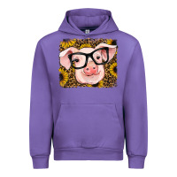 Tulip sunflowers pig Urban Hoodie - RanaPortraitStore