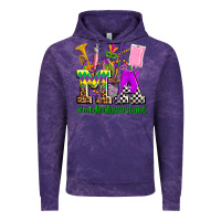 Cloud Purple mardi gras ma medical assistant Vintage Hoodie - AdoDesignShop
