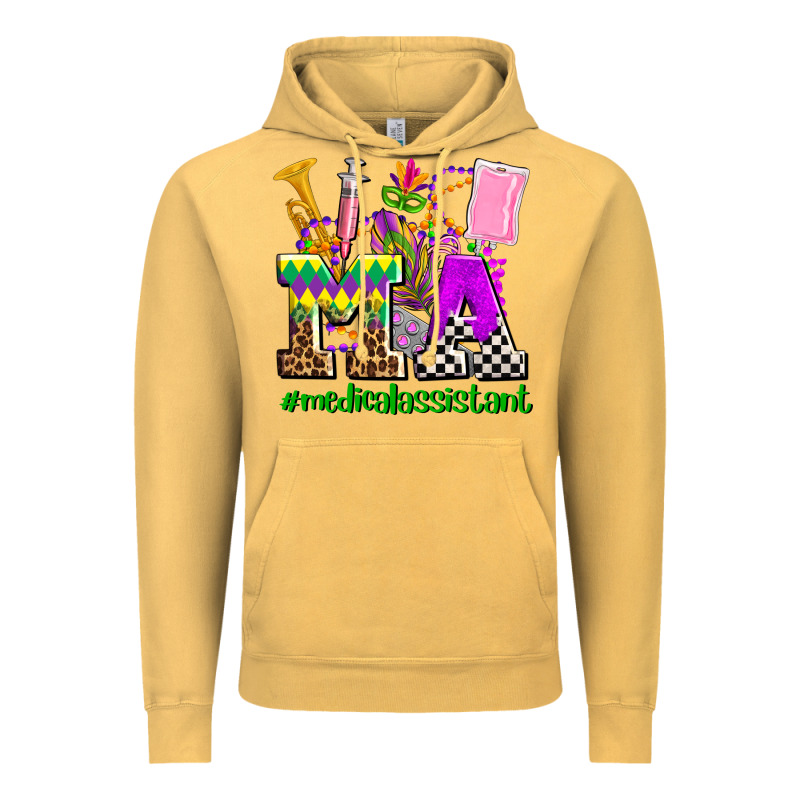 Mardi Gras Ma Medical Assistant Vintage Hoodie by AdoDesignShop | Teevron