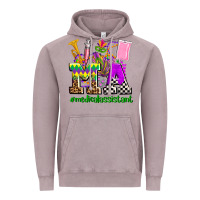 Vintage Zinc mardi gras ma medical assistant Vintage Hoodie - AdoDesignShop
