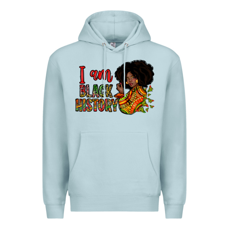 I Am Black History Premium Hoodie by Zillion Design Studio | Teevron