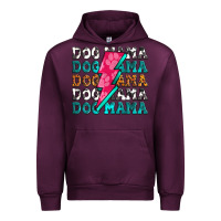 Mauve Wine dog mama Urban Hoodie - Zillion Design Studio