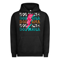 Pigment Black dog mama Urban Hoodie - Zillion Design Studio