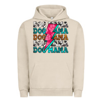 Pigment French Oak dog mama Urban Hoodie - Zillion Design Studio