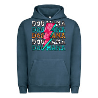 Pigment Midnight Navy dog mama Urban Hoodie - Zillion Design Studio