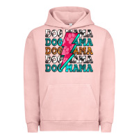 Pigment Salmon dog mama Urban Hoodie - Zillion Design Studio