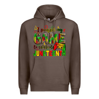 Coffee I paused my game to celebrate Juneteenth Premium Hoodie - Zillion Design Studio