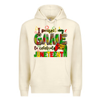 I Paused My Game To Celebrate Juneteenth Premium Hoodie | Teevron