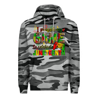 Slate Camo I paused my game to celebrate Juneteenth Premium Hoodie - Zillion Design Studio