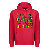 Cardinal I paused my game to celebrate Juneteenth Premium Hoodie - Zillion Design Studio