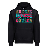 Black auntie like a mom only cooler Urban Hoodie - Zillion Design Studio