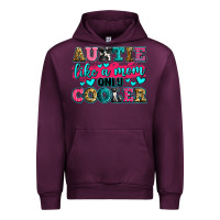 Mauve Wine auntie like a mom only cooler Urban Hoodie - Zillion Design Studio