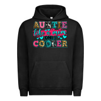 Pigment Black auntie like a mom only cooler Urban Hoodie - Zillion Design Studio